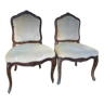 Paire de fauteuils Louis XV