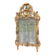Grand Miroir à Parecloses Louis XV En Bois Sculpté Et Doré, France XVIIIème Siècle
