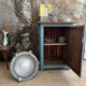 Buffet ancien bleu zingueur