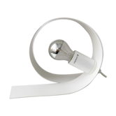 Design metal table lamp from the eighties