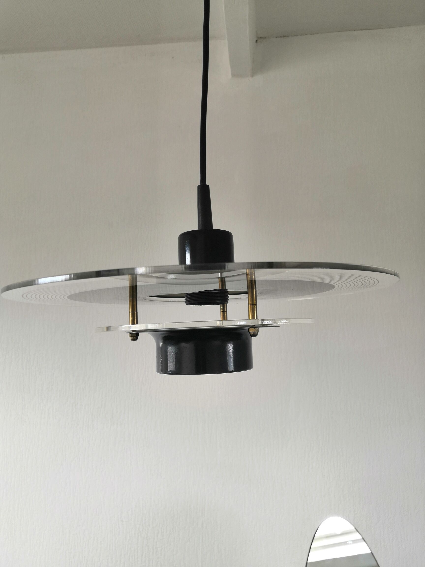 Suspension double tray UFO design 70s - 80s