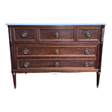 Commode - bureau de style Louis XVI en acajou