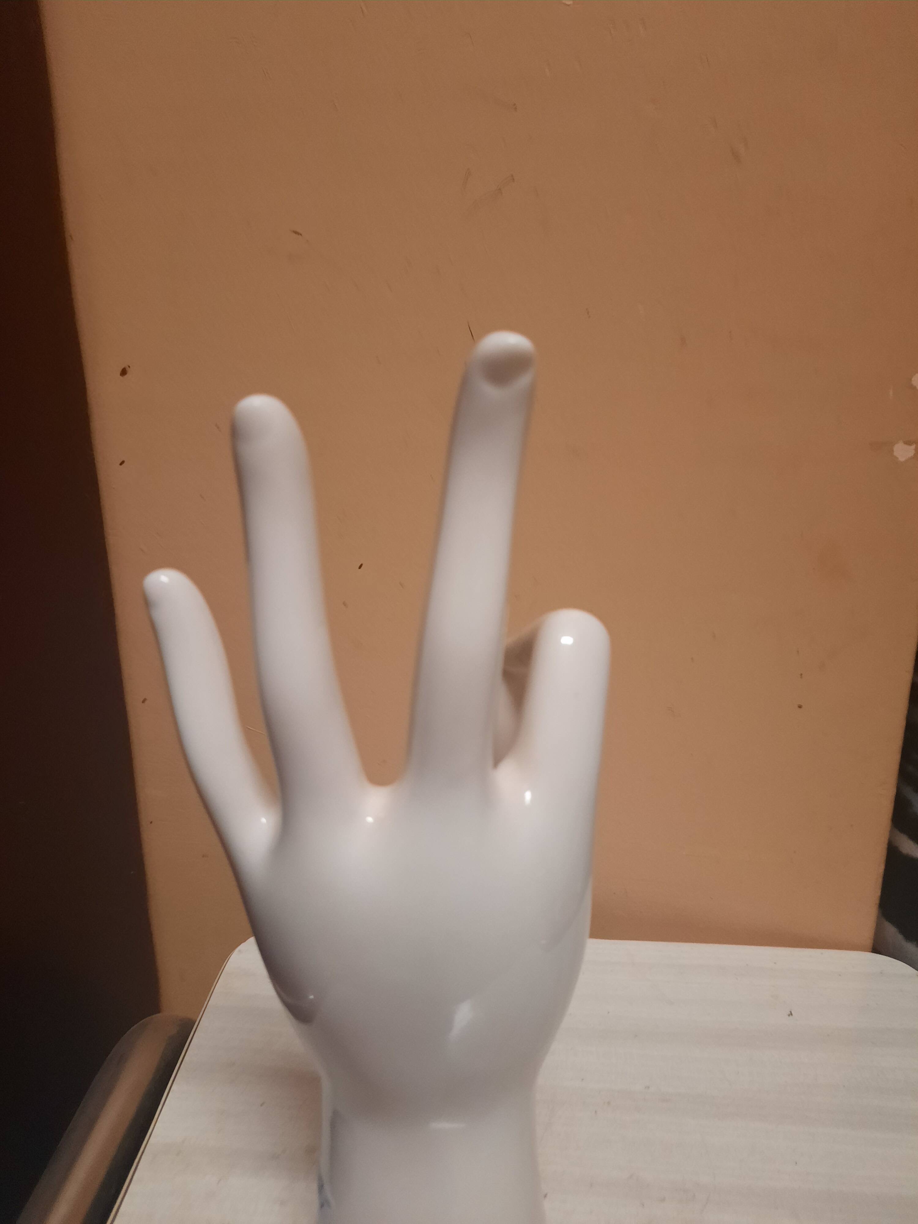 Ceramic hand