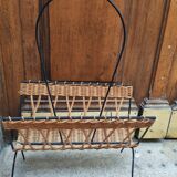 Porte revue métal et osier