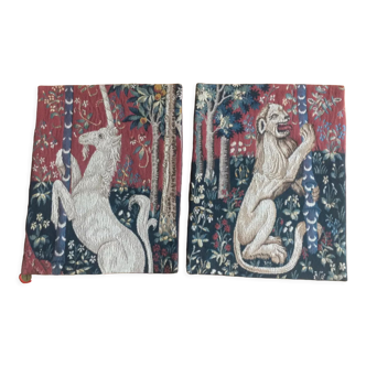 2 Jules Pansu tapestries