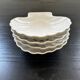 Set of 4 shell-shaped bowls
