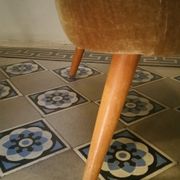 Fauteuil danois organique années 50/60 bronze