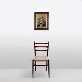 Tableau belge signé représentant une nature morte avec un bouquet de fleurs, vers 1950