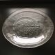 Vintage glass fish plate 32 x 25 cm