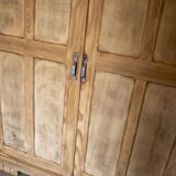 Large Parisian wardrobe in solid wood (renovated)