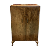 English art deco walnut buffet - 1930s