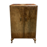 Buffet art déco anglais en noyer - années 1930