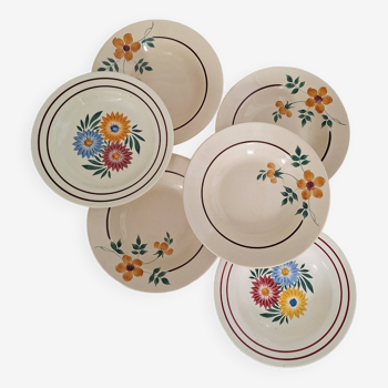 Vintage HBCM soup plates
