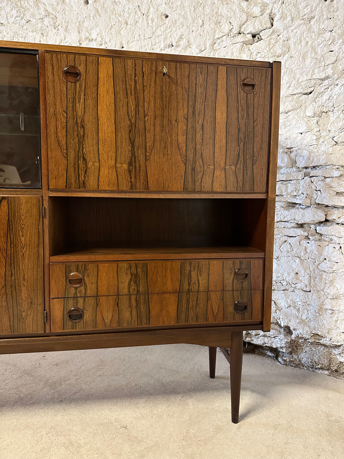 Scandinavian rosewood sideboard