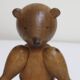 Set of 3 1960s Kay Bojesen Vintage Wooden Toy Monkey Elephant Bear Danish