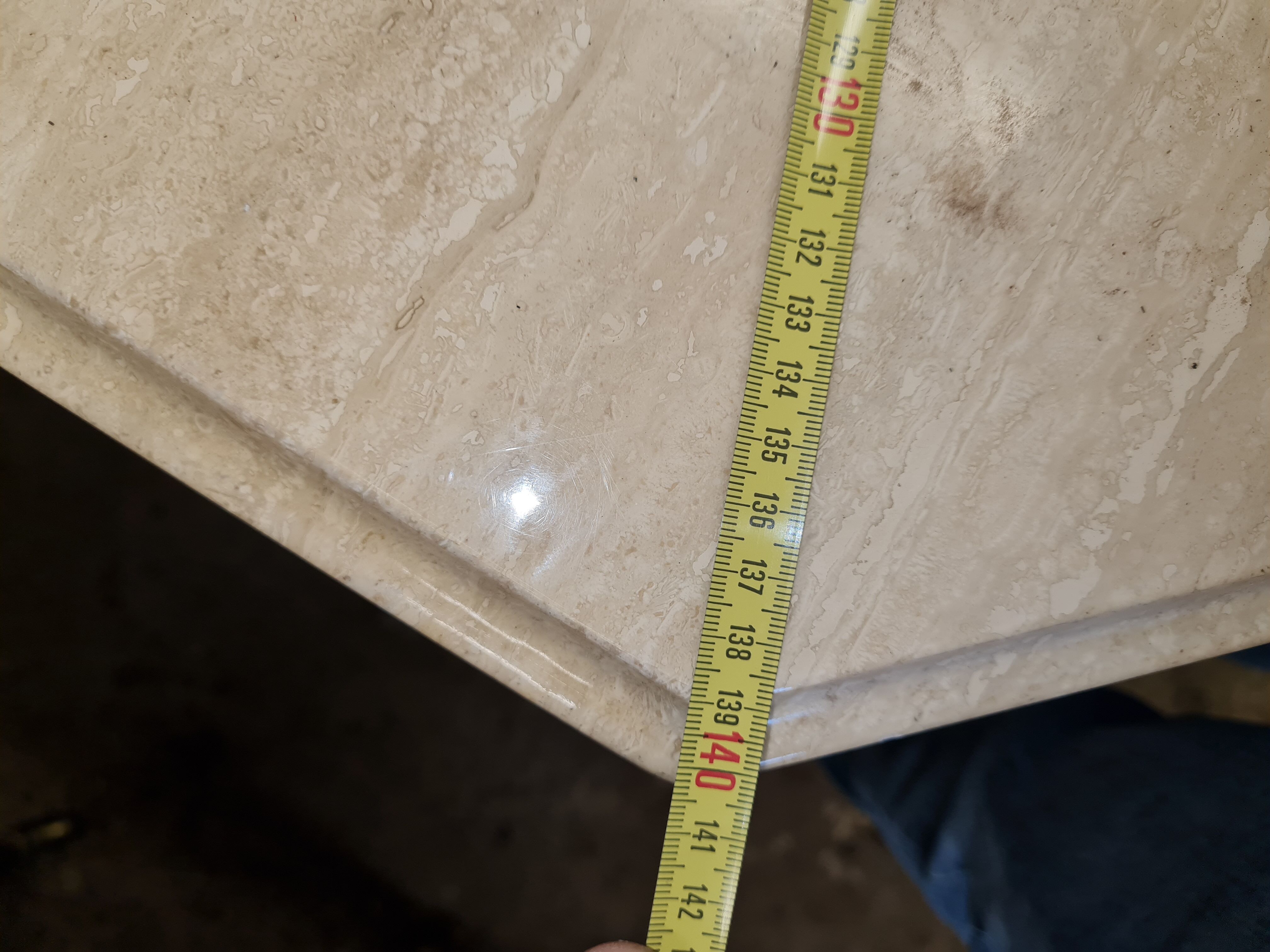 Dining room table marble top