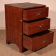 small marine or military chest of drawers in mahogany - 19th century