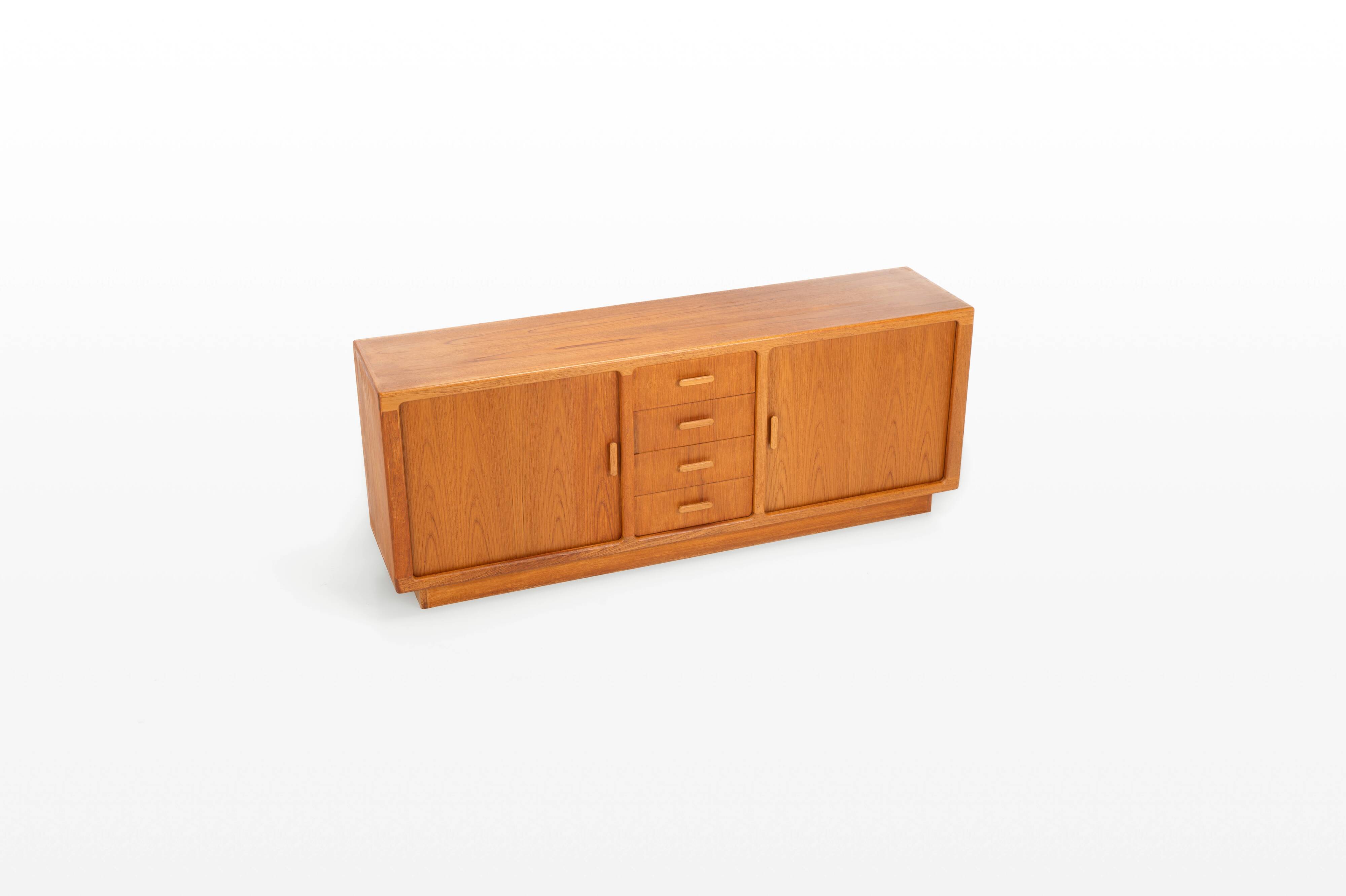 Tambour door sideboard by Johannes Andersen for C.F.C. Silkeborg, Denmark