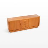 Tambour door sideboard by Johannes Andersen for C.F.C. Silkeborg, Denmark