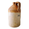 Old british rum jug 19th in stoneware