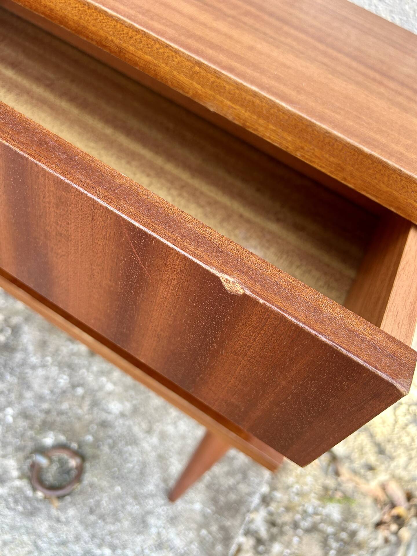 Melamine bedside table