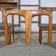 5x Johannes Andersen 'Juliane' vintage 1960s Danish chairs