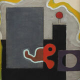 Composition abstraite scandinave 1970