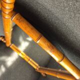 Vintage belle epoque bamboo mirror