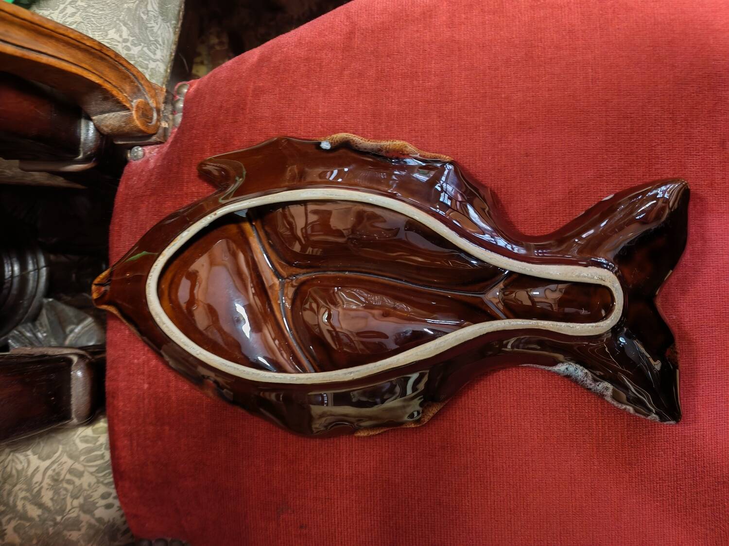 Ceramic aperitif duo Vallauris fish shape