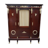 Empire-style mahogany bookcase