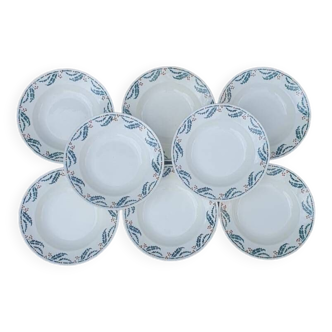 Lunéville holly soup plates