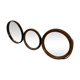 Scandinavian teak mirrors - Vintage 1960s