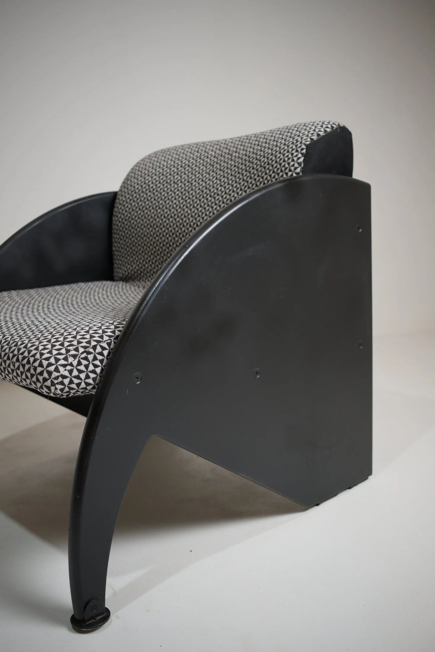 Fauteuil postmoderne, années 80