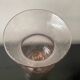 Blown bubble glass tea light holder