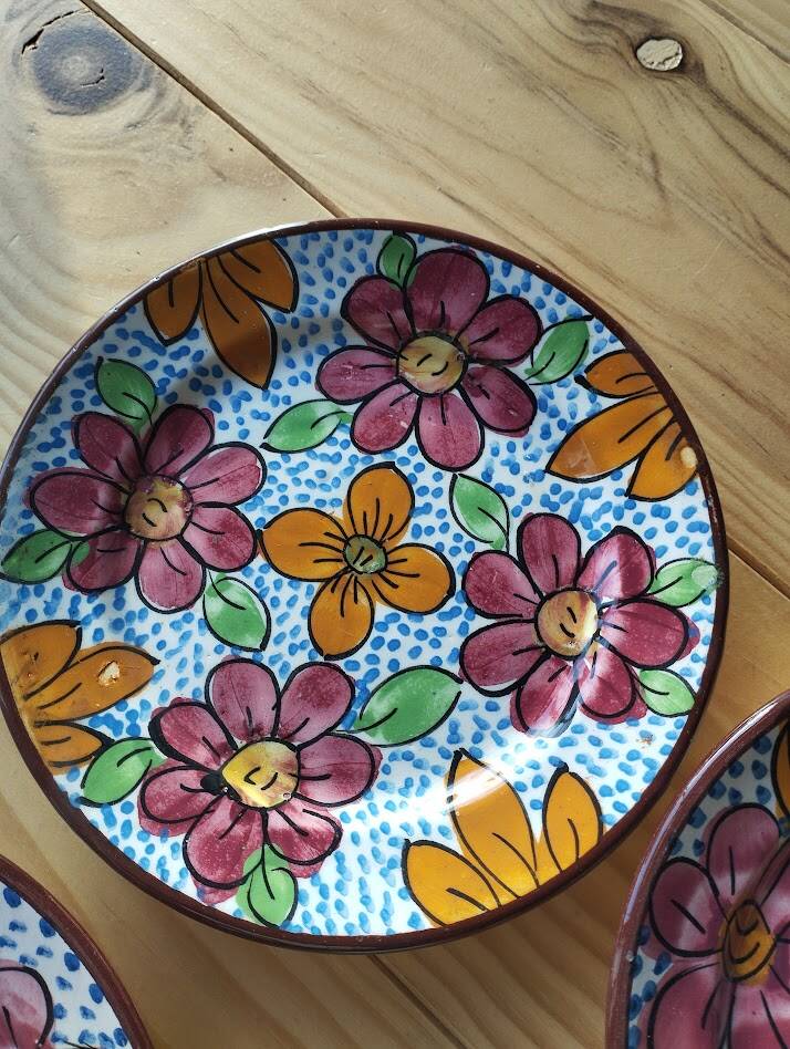 Dessert plates vallauris