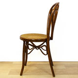 Antique Spanish Bentwood Chair in Oak by Ventura Feliu, 1890s, Set of 4