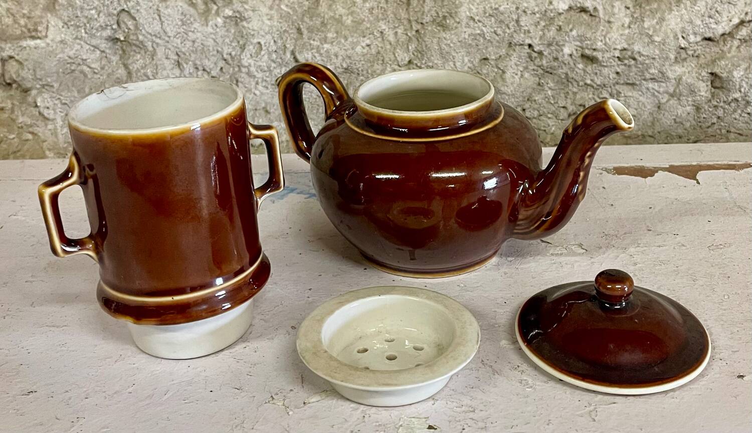 Cafetière/théière céramique  ancien/vintage