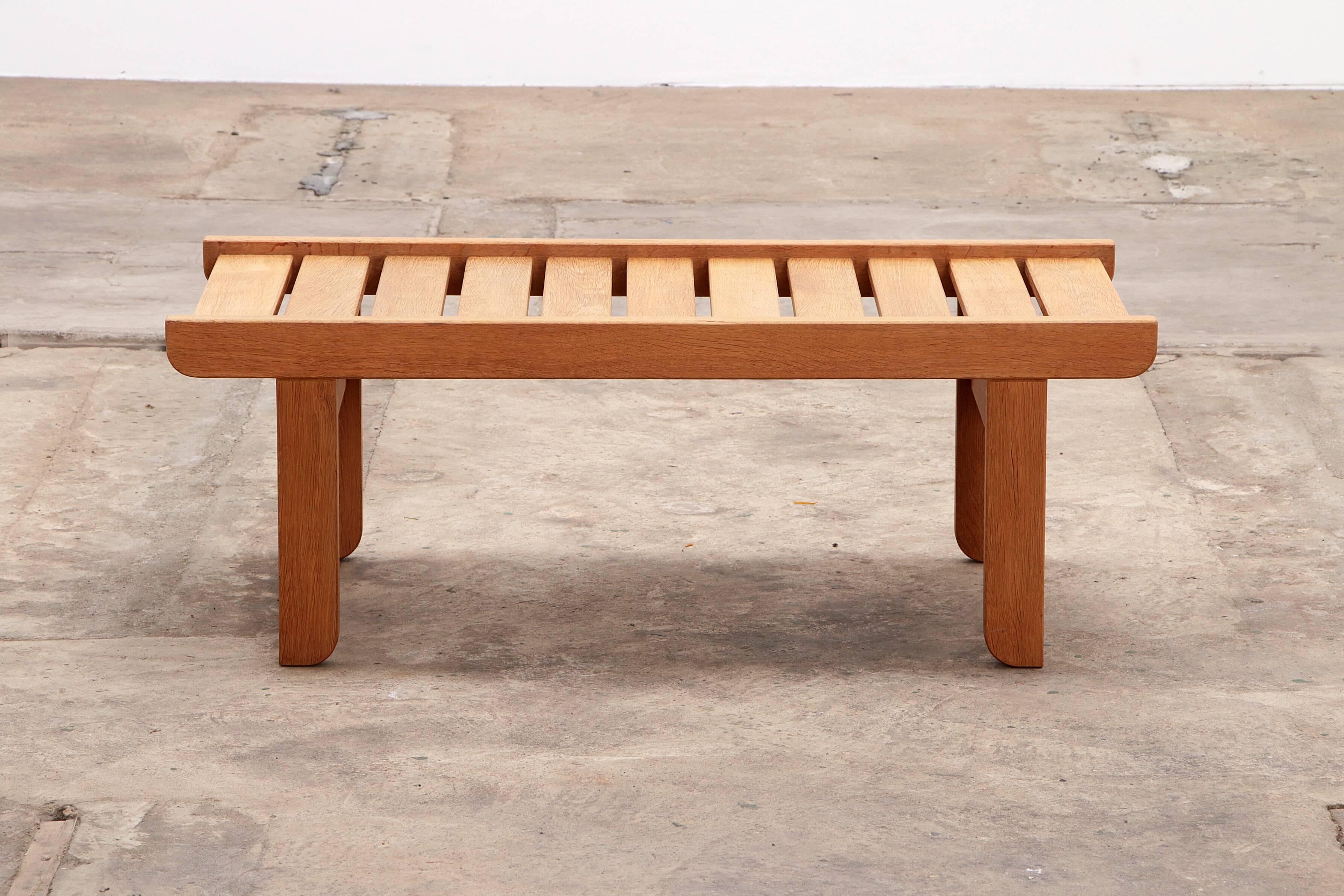 Bernt Petersen for Niels Eilersen bench made of oak, 1960