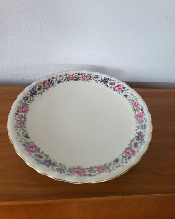 Limoges Bernardaud Plat à tarte, gâteau en porcelaine