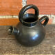 Vintage 1970s Black Ceramic Jug Pitcher Cruche Chevrette