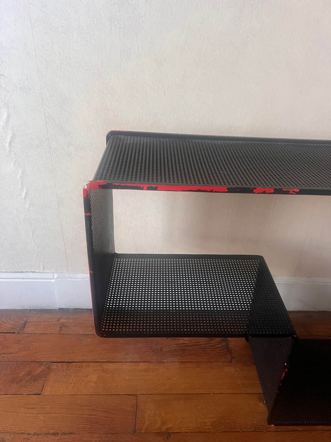 Dedal shelf, maze, Mathieu MATEGOT, original black