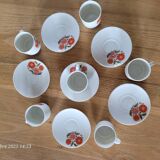 6 ANCAP cups and saucers