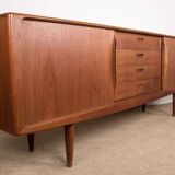 Vintage Scandinavian sideboard by Henry Walter Klein for Bramin