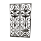 2 Art Nouveau ironwork grids decorated with inopuly or blueberry decoration