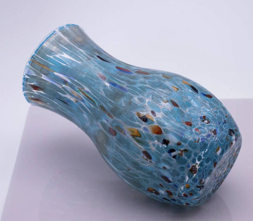 Handmade "Light Blue" Murano Glass Vase