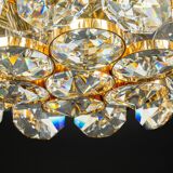 Recessed ceiling lamp, crystal glass design Palwa, Germany, 1970s
