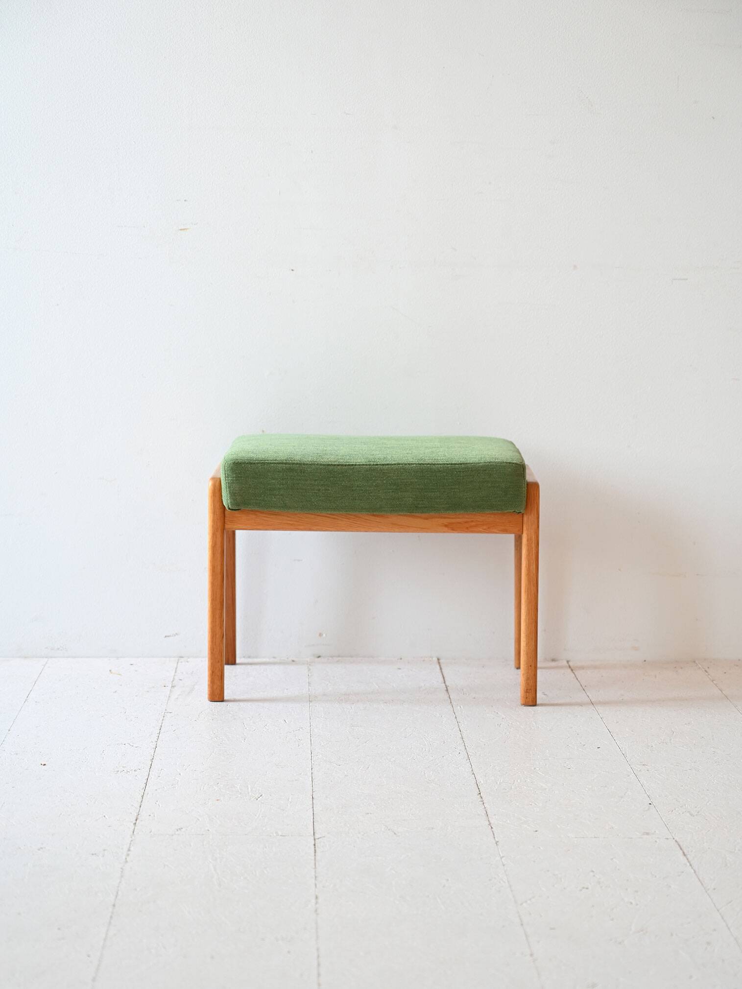 Repose-pieds vert vintage