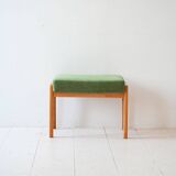 Repose-pieds vert vintage