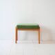 Repose-pieds vert vintage