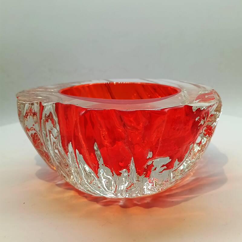 1960s Big Geode - Ashtray or Catch-all in Murano Glass.